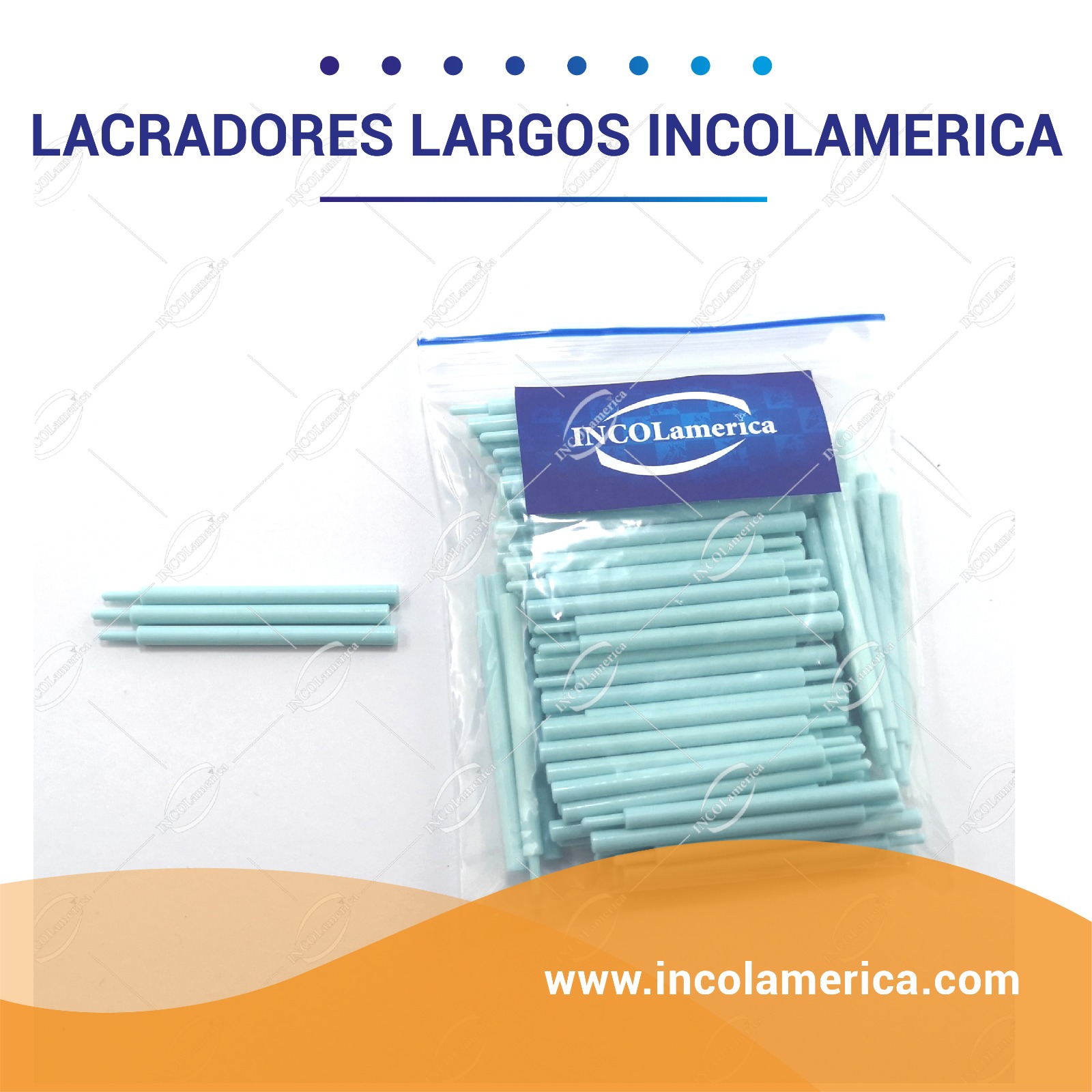 Lacradores Largos Paq X 100